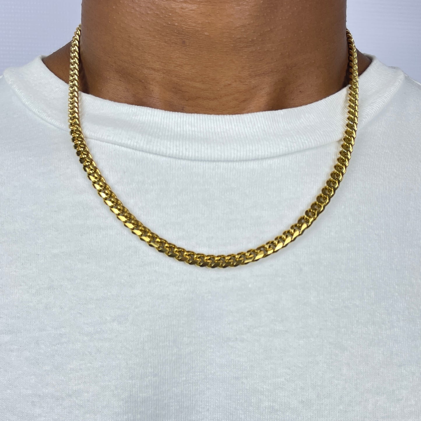 Thin Cuban Link Necklace