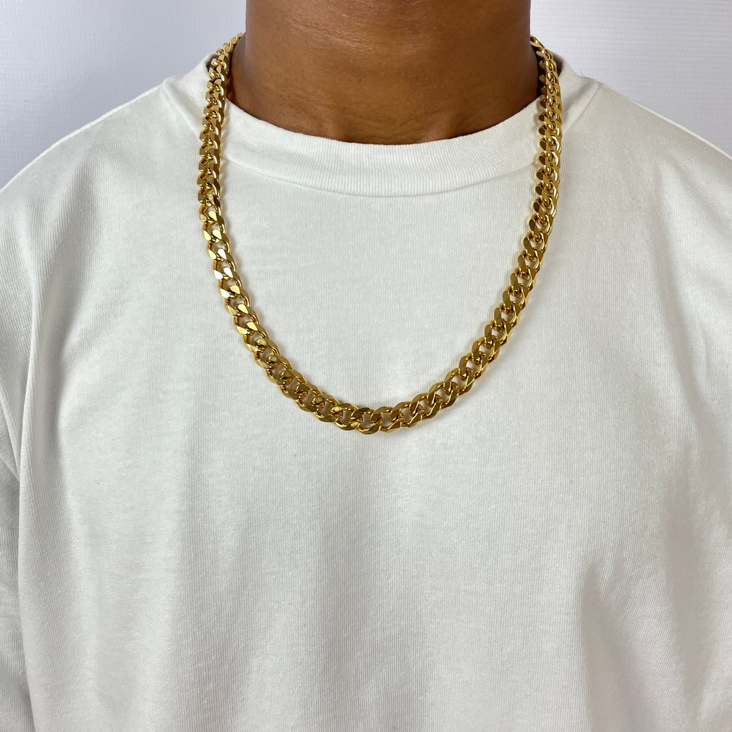 Stainless Steel Cuban Link Necklace