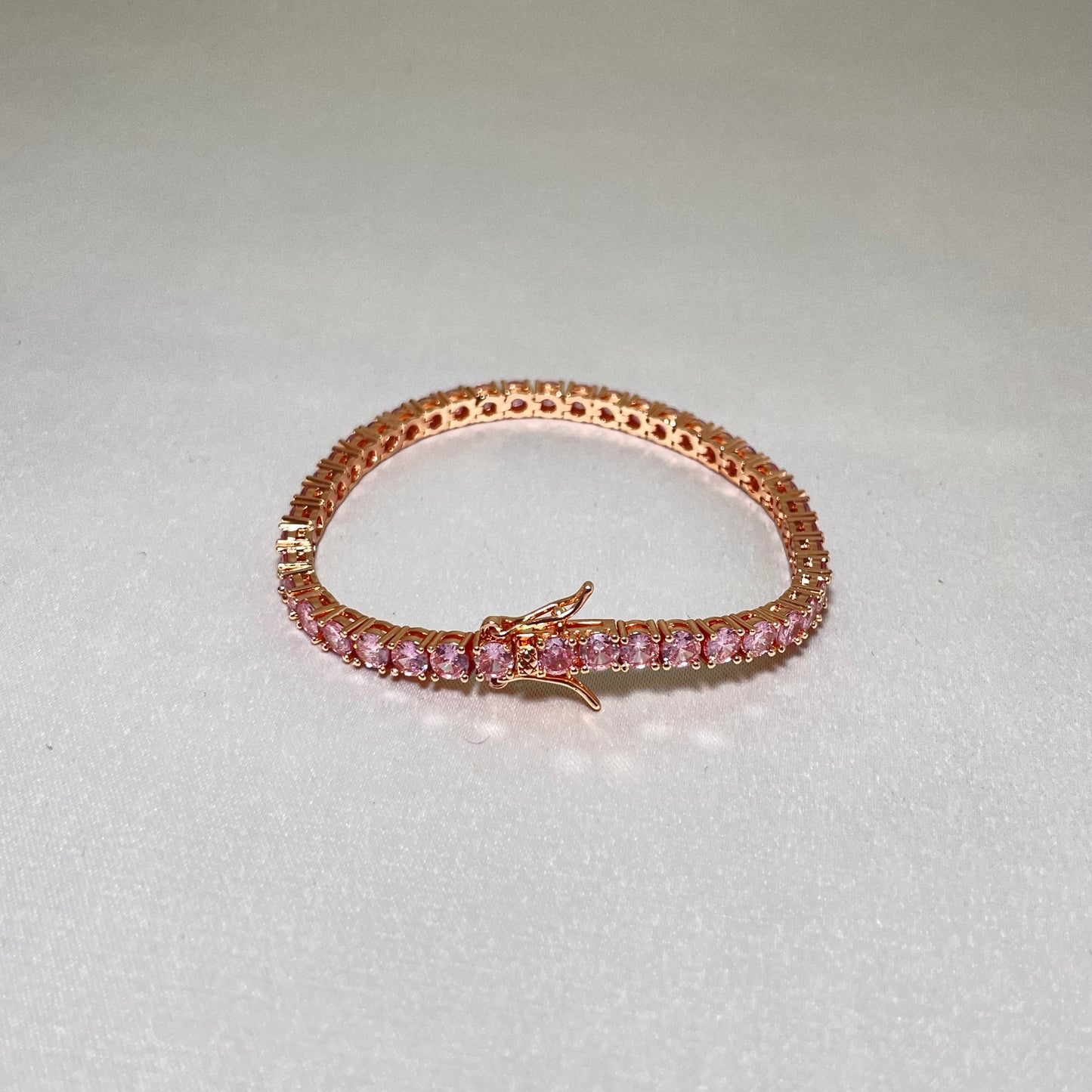 Pink Panther Tennis Bracelet