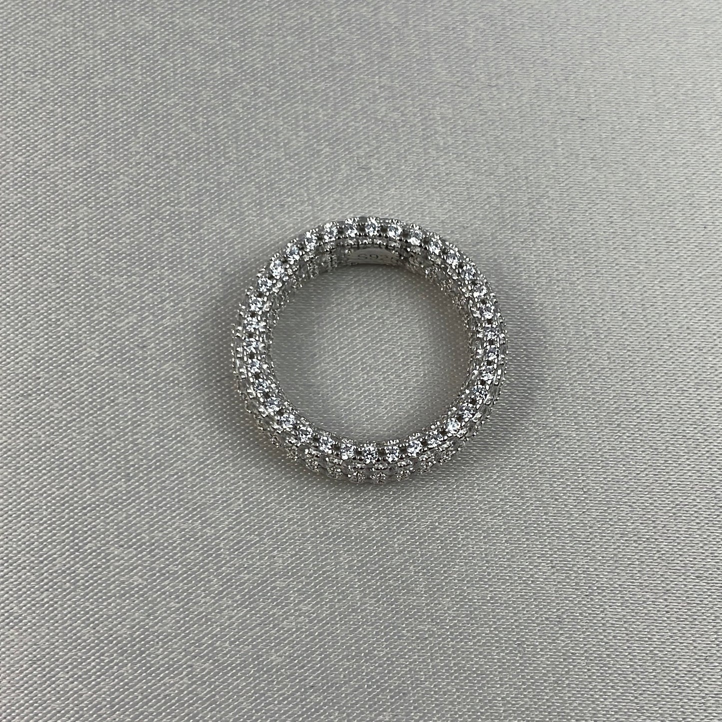 Iced 925 Sterling Silver Ring