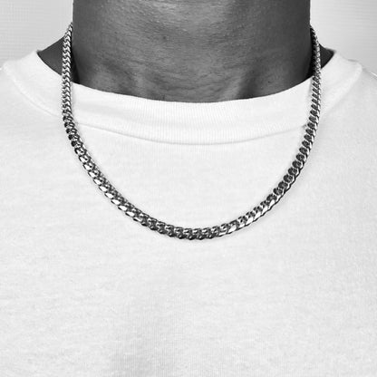 Thin Cuban Link Necklace