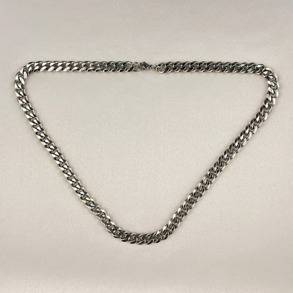 Stainless Steel Cuban Link Necklace