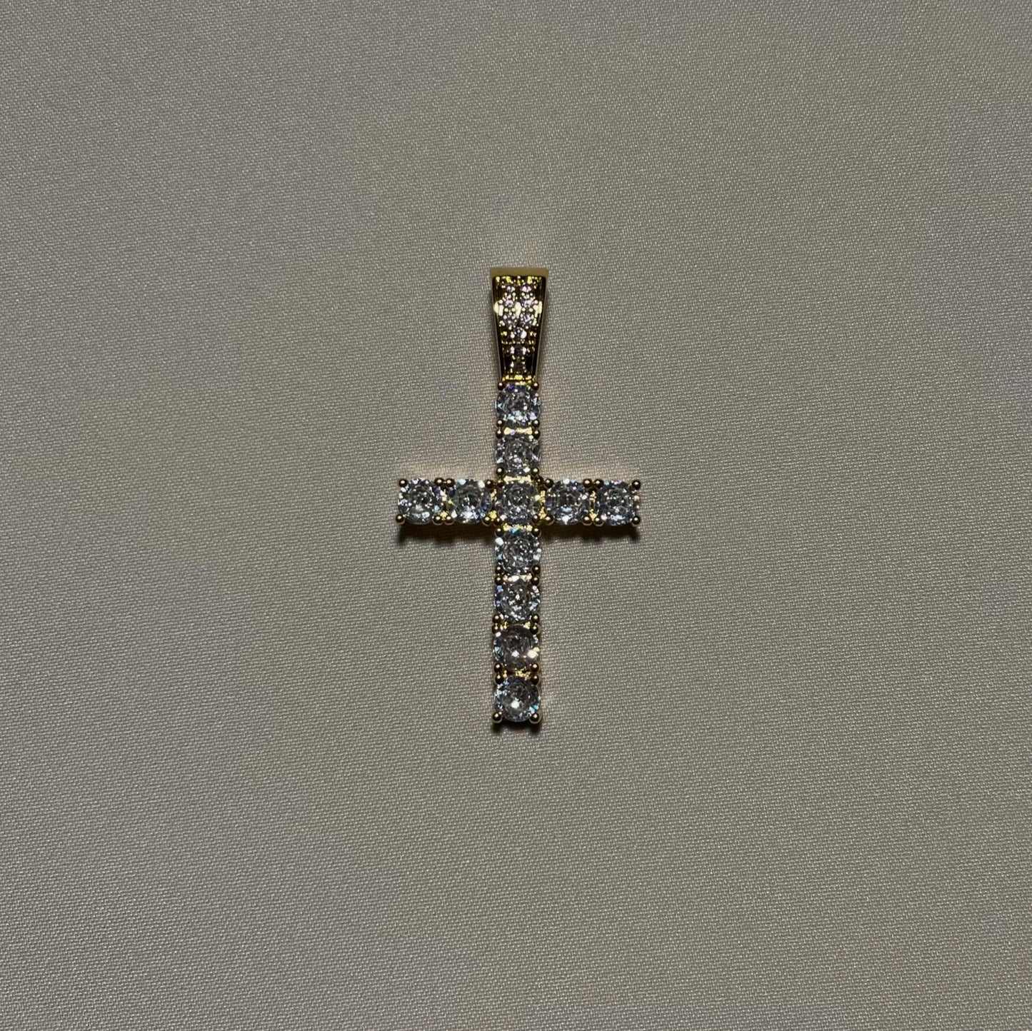 Iced Cross Pendant